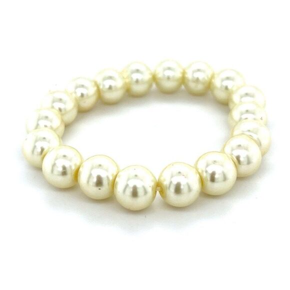 Stretchy Faux Pearls Bracelet - Picture 1 of 4